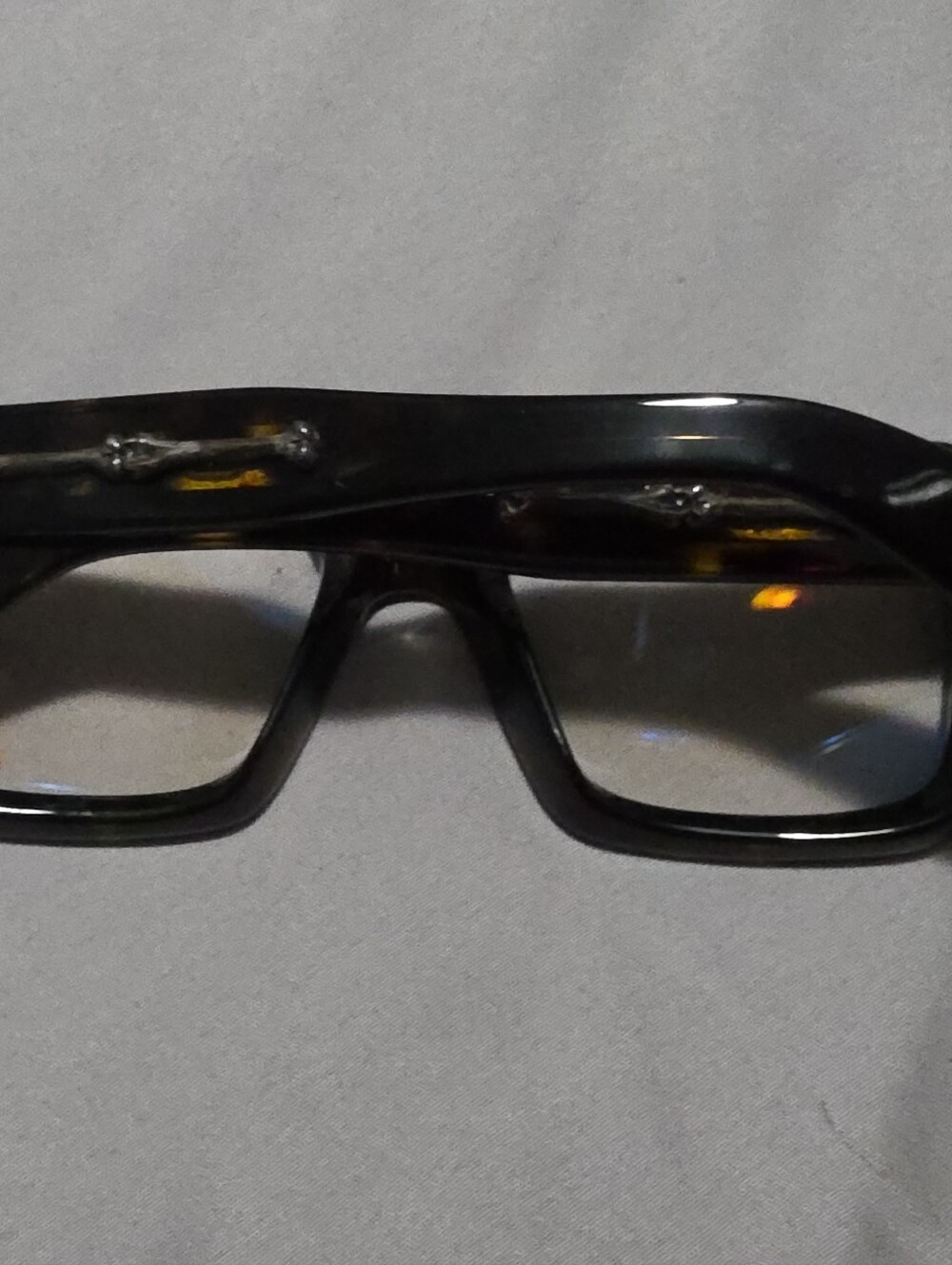 Bones Link Rectangle Sunglasses - Tortoiseshell/Brown - Picture 8 of 9